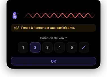 Question sur le nombre de voix